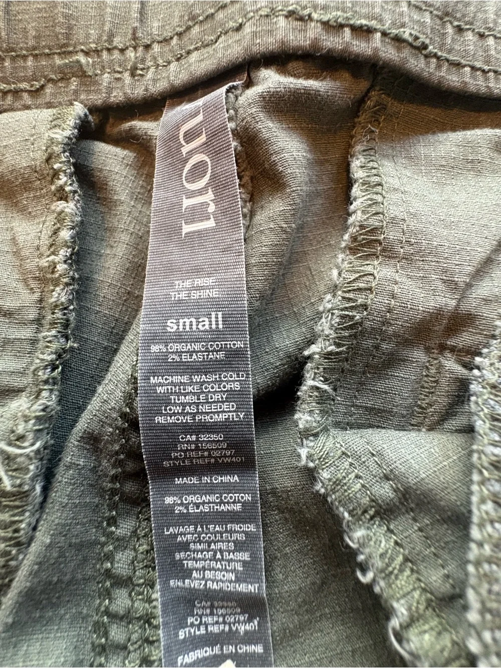 Vuori Womens Organic Cotton Ripstop  Pants Size S Read